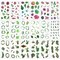Wrapables Washi Stickers Sets for Scrapbooking, DIY Crafts for Stationery, Diary, Card Making